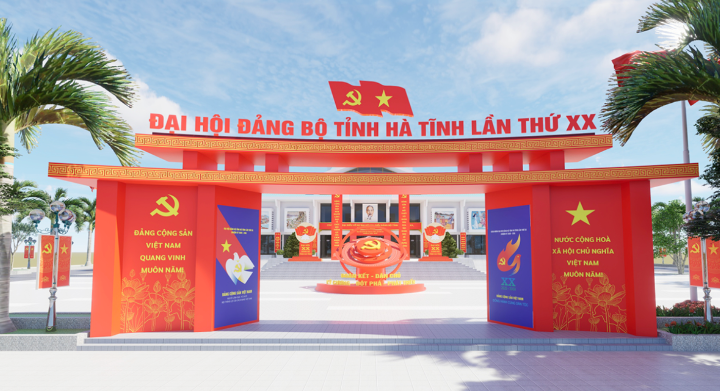 Bài tuyên truyền chào mừng Đại hội Đại biểu Đảng bộ tỉnh Hà Tĩnh lần thứ XX, nhiệm kỳ 2025 - 2030