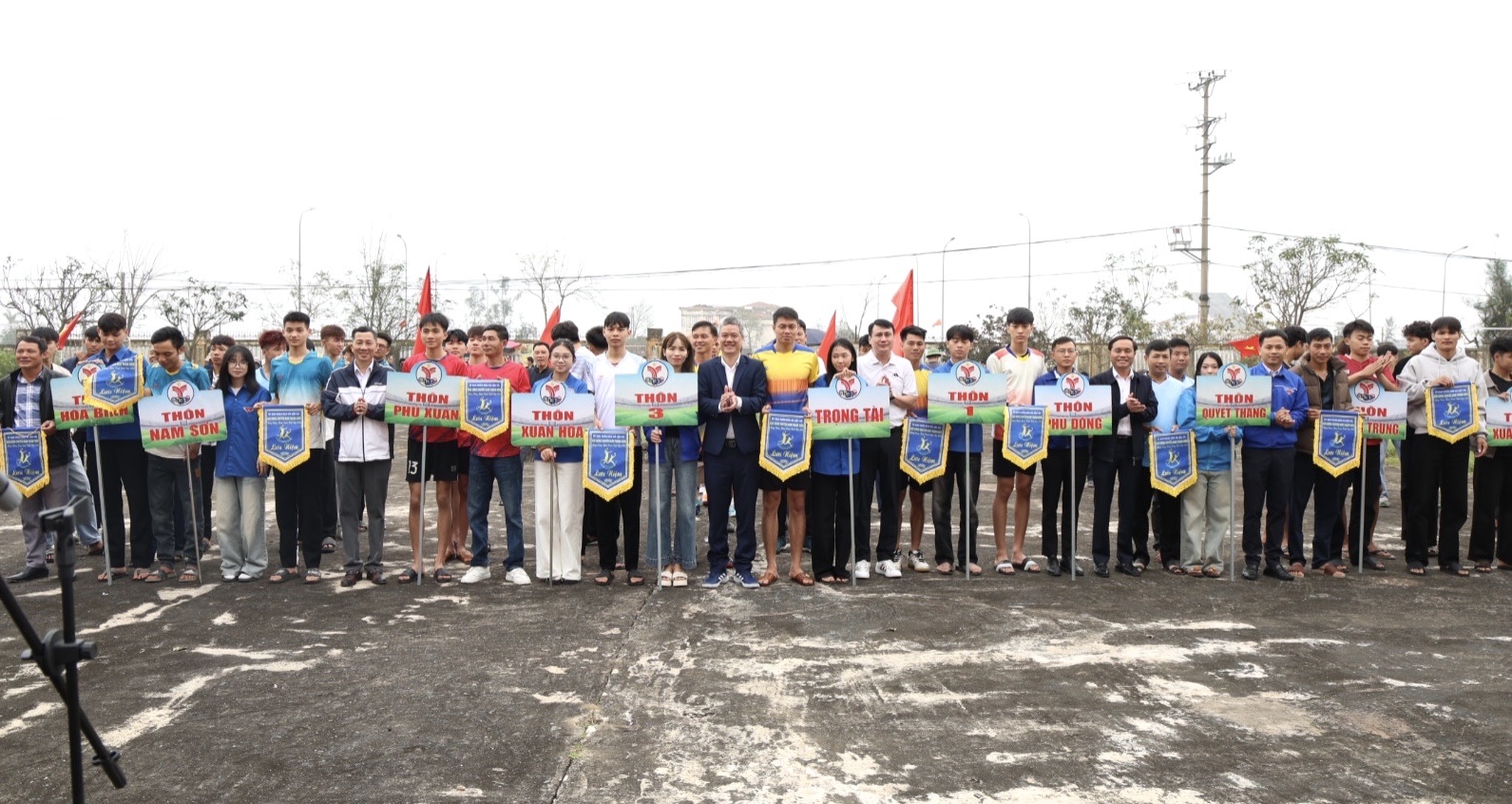 Xã Lộc Hà khai mạc Giải bóng chuyền nam thanh niên mừng Đảng - mừng Xuân Bính Ngọ 2026