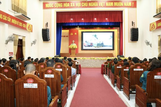 Xã Lộc Hà khai mạc diễn tập chiến đấu phòng thủ năm 2026
