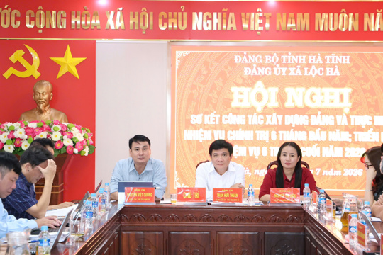 Đảng ủy xã Lộc Hà quyết tâm hoàn thành thắng lợi các mục tiêu, nhiệm vụ năm 2026