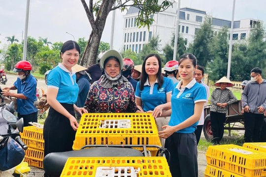 Trao sinh kế, tiếp thêm động lực để người dân Lộc Hà vươn lên