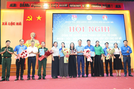 Lộc Hà kiện toàn tổ chức Đoàn - Hội - Đội sau sắp xếp, triển khai nhiệm vụ năm học 2026-2027 