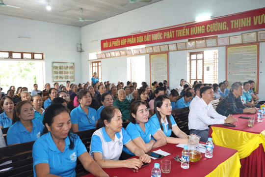 Hội LHPN xã Lộc Hà ra mắt mô hình “Phân loại rác thải sinh hoạt tại hộ gia đình”
