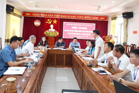 Đảng ủy xã Lộc Hà tăng cường lãnh đạo, nâng cao hiệu quả hoạt động của MTTQ và các tổ chức chính trị - xã hội