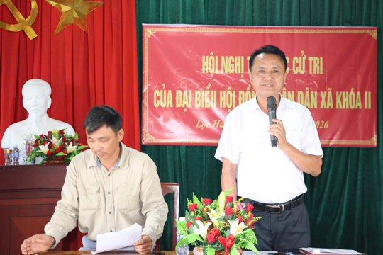 Tổ đại biểu số 7 HĐND xã Lộc Hà hoàn thành đợt tiếp xúc cử tri trước Kỳ họp thường lệ giữa năm 2026