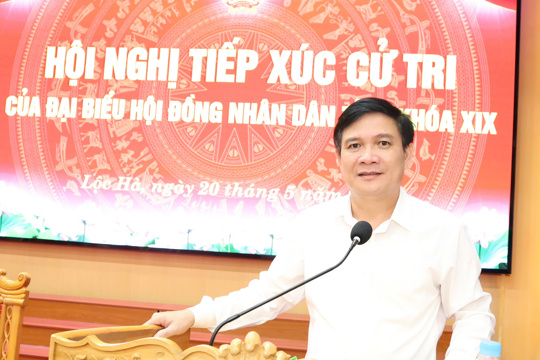 Tổ đại biểu HĐND tỉnh tiếp xúc cử tri 3 xã Lộc Hà, Mai Phụ, Đông Kinh trước kỳ họp giữa năm 2026 