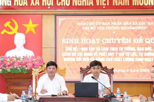 Sinh hoạt chuyên đề quý II: Học và làm theo Bác bằng hành động thiết thực