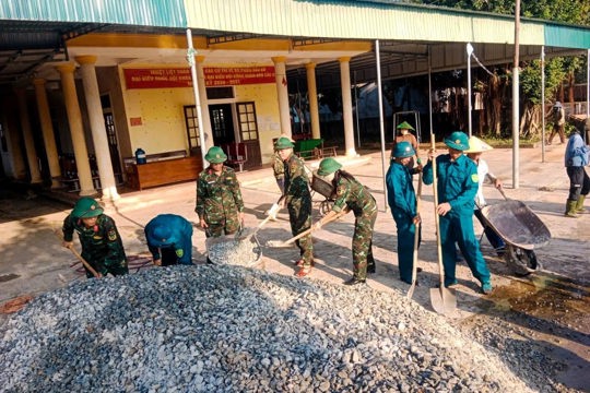 Ban CHQS xã Lộc Hà đẩy mạnh công tác “Dân vận khéo” - gắn kết tình quân dân