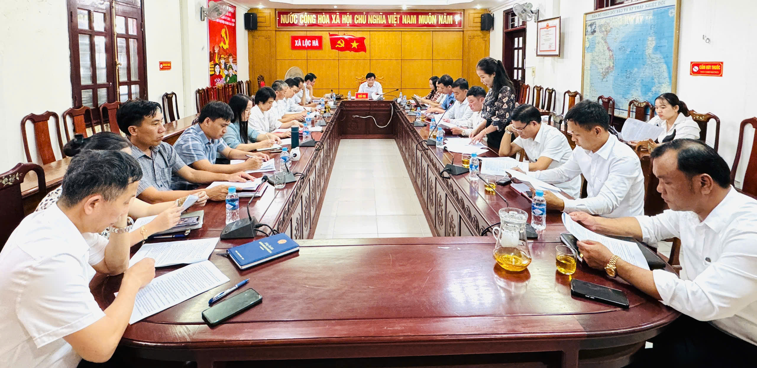 Xã Lộc Hà tổ chức Hội nghị Ban chỉ đạo các chương trình mục tiêu Quốc gia năm 2025 